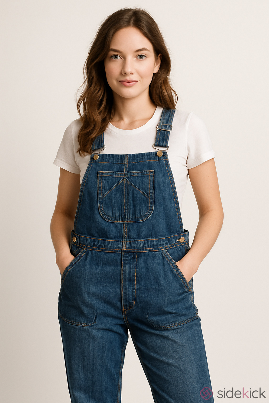 GAP Women’s Size Medium Denim Overalls, NEW!
